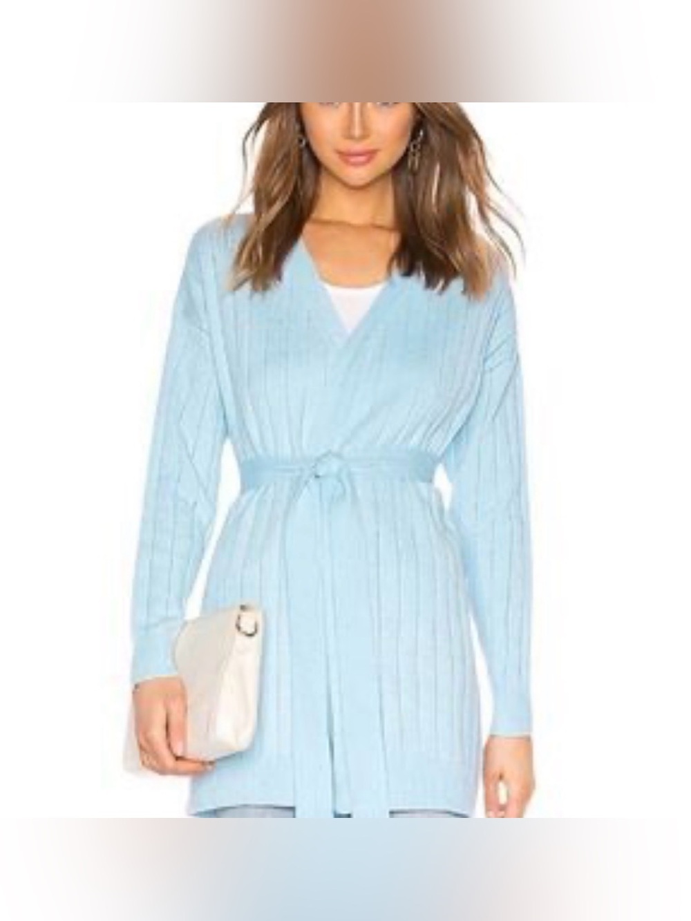 Lovers + friends wrap tie cardigan